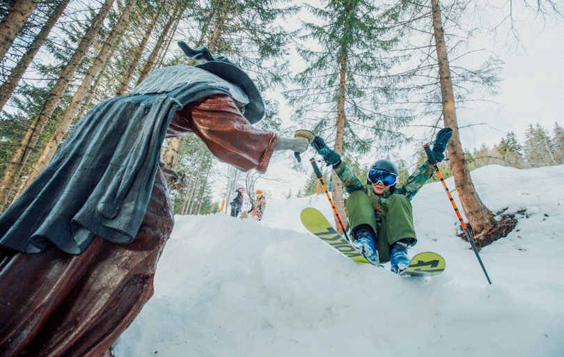 Skier en Autriche