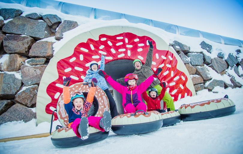 A fond la glisse sur la piste de snowtubing - ©DR